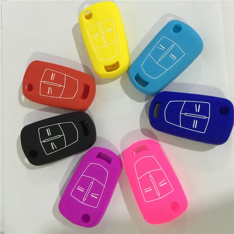 Силиконовый чехол для OPEL VAUXHALL CORSA ASTRA VECTRA ZAFIRA SIGNUM SATURN|fob cover|key fob holdersilicone key cover |