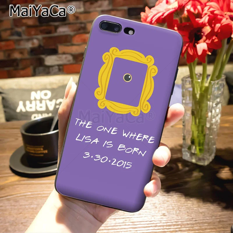 MaiYaCa friends tv силиконовый мягкий чехол для телефона для iPhone 8 7 6S Plus X XS MAX XR 5S SE 11pro чехол серия friends фиолетовая дверь