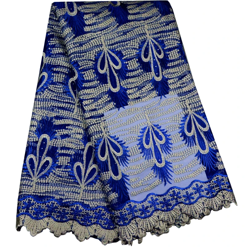 Африканский Вышивки Высокого Качества Африканская Шнур Кружева Органзы