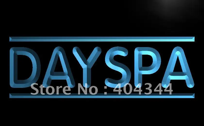 LB600- DAYSPA SPA витрина салона красоты светодиодная неоновая световая вывеска для