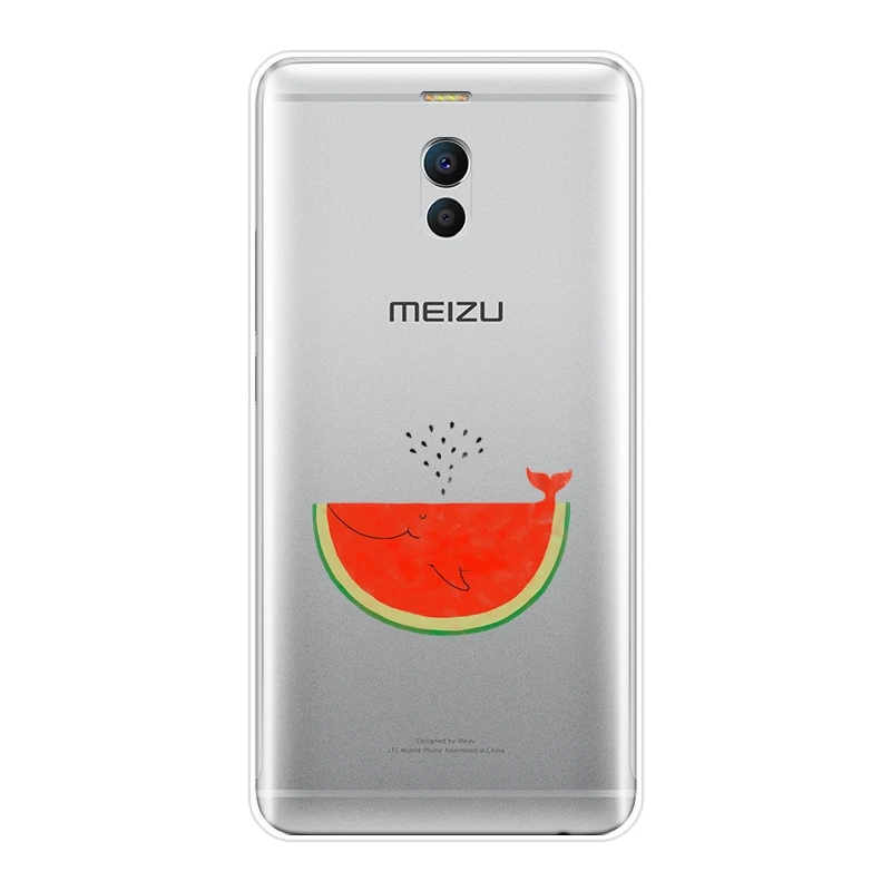 Мягкая силиконовая задняя крышка для Meizu M2 M3 M5 M6 Note Арбузные фрукты забавная M6S M6T