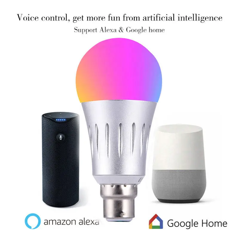 1pc RGB APP Control WiFi Smart LED Light Bulb 7W 14 Lamp Dimmable Car Home Motorcycle Decorative |