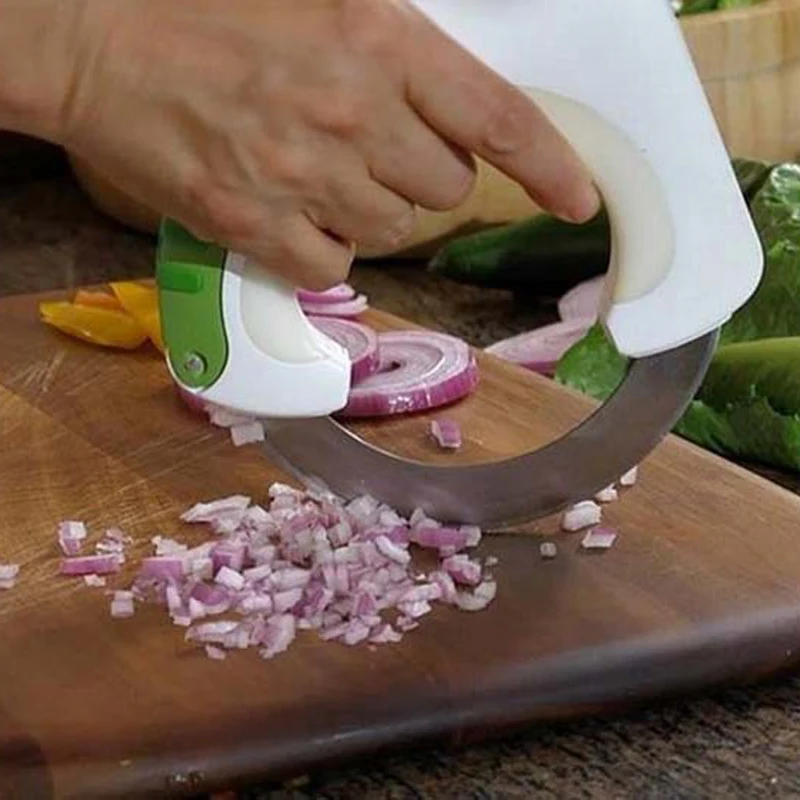 Качения Ножи круговой Кухня нож для пиццы колесо выпечки овощей Чоппер | Дом и сад