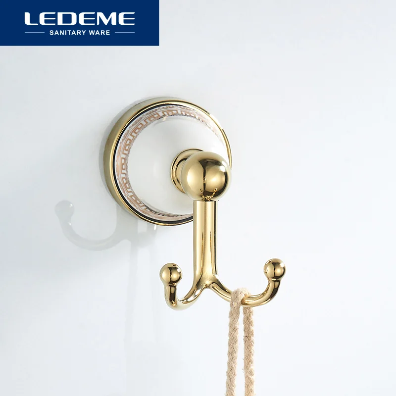 LEDEME халат Крючки Настенные крюк современные Ванная комната фиксированной
