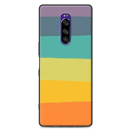 A7 Чехол для sony Xperia 1, чехол sony 1 6,5", мягкий силиконовый чехол для телефона из ТПУ с мультипликационным принтом, чехол s для sony Xperia 1, J8110, J8170, J9110 - Цвет: A7