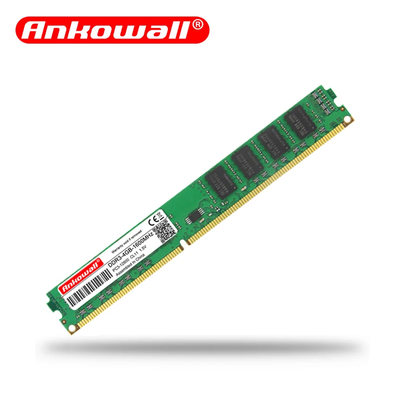 Ankowall Новый DDR3 4 ГБ 8 память оперативная ddr 3 1333 1600 для всех настольных ПК PC3 12800/10600