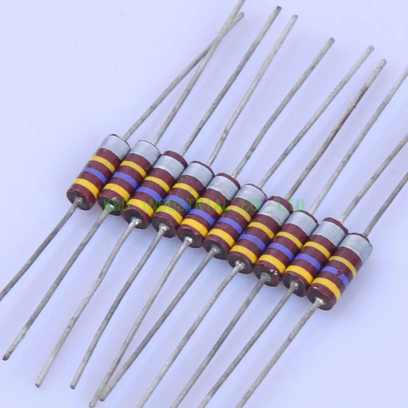 10 шт. углеродный композиционный винтажный резистор 0,5 W 470K 0.33ohm