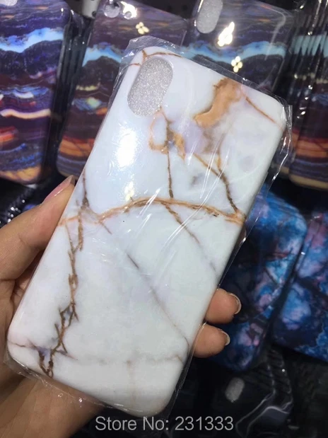C-ku для Iphone X XS 8 I8 7 Plus I7 6 6S IphoneX Marble Rock Lightning TPU IMD мягкий чехол гранитный камень