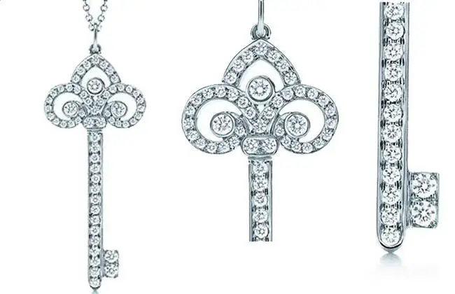 Excellent Fabulous Key Shape Promise Love Engagement Pendant Necklace Statement jewelry For Bridal | Украшения и аксессуары