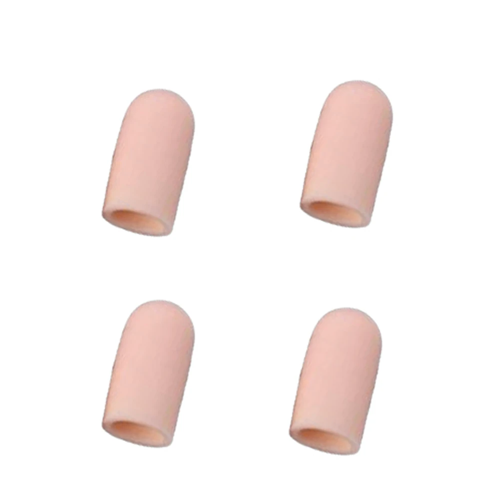 

New 4/5Pcs Gel Finger Cots Little Toe Tube Protector Hand Cracking Eczema Sleeves