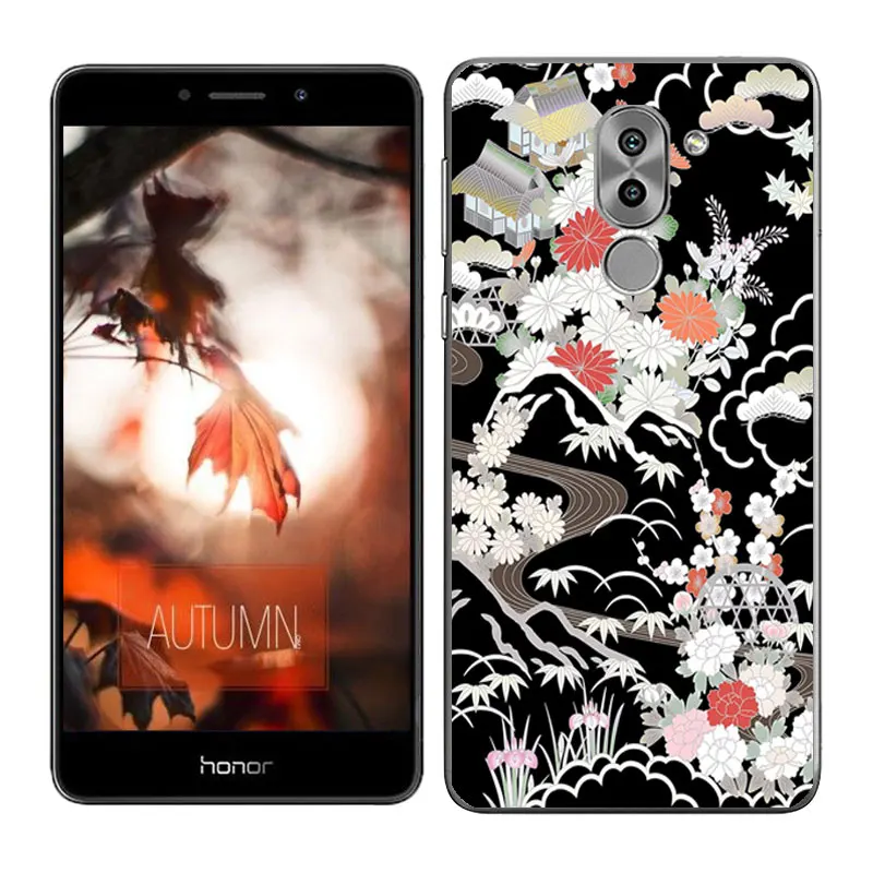 Чехол для телефона Huawei Honor 6X чехлы 5 дюйма задняя крышка блестящий рисунок GR5 2017 Mate