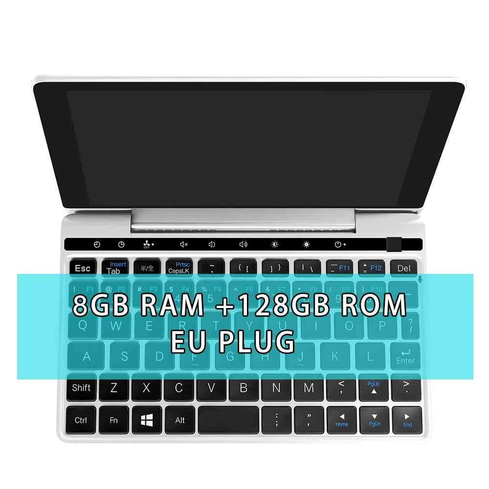 8RAM 128ROM EU PLUG GPD Pocket 2 7 дюймов Мини ноутбук планшетный ПК Windows 10 64 бит ноутбук 4 ГБ/128 ГБ 2,4G& 5G WiFi BT 4,1 type-C ips сенсорный экран - Цвет: 8RAM 128ROM EU PLUG