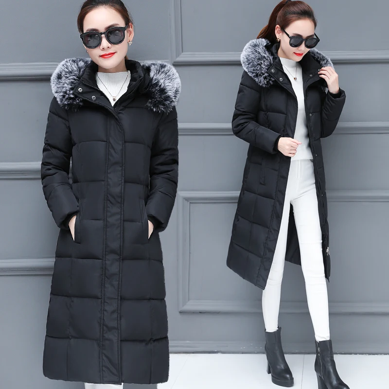 Женская зимняя куртка модель 2018 года женские парки утепленная верхняя одежда