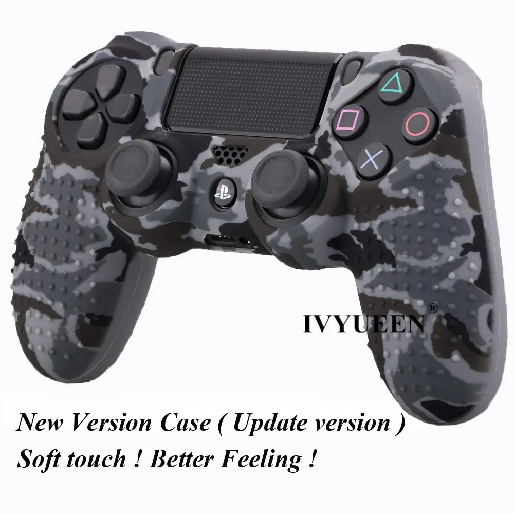 IVYUEEN 25 цветов Противоскользящий силиконовый защитный чехол для sony playstation 4 PS4 DS4 Pro тонкий контроллер Thumb Grip Caps