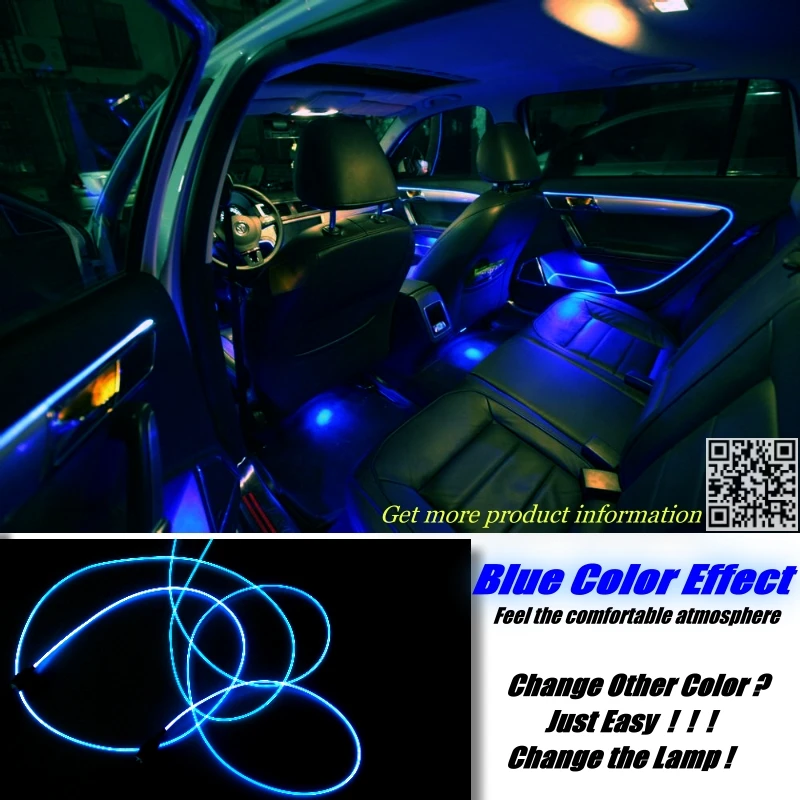 interior Ambient Light Tuning Atmosphere Fiber Optic Band Lights For Opel Insignia Inside Door Panel illumination (Not EL light) |
