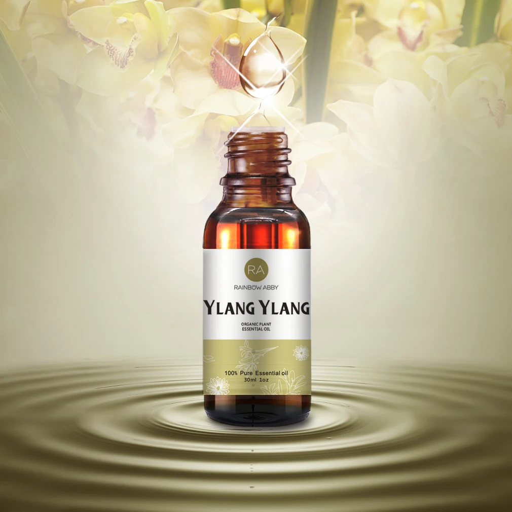 Эфирное масло на Ylang 30 мл чистое растительное для ухода за кожей водорастворимый
