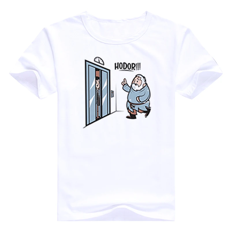 Geek Game Of Thrones Hodor Jon Snow летняя хлопковая Футболка повседневные мужские футболки для