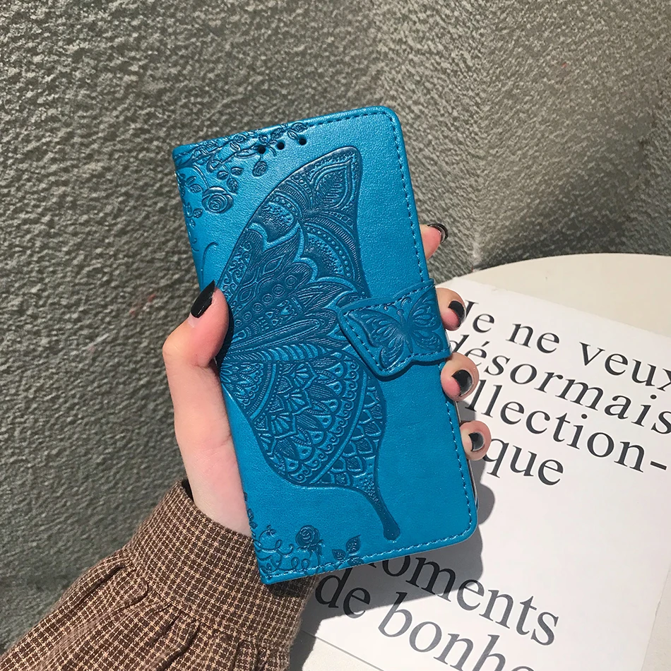 Чехол кошелек с откидной крышкой и отделением для карт Huawei Honor 10 Lite P30 Pro P20 Mate 20 Y3 Y5