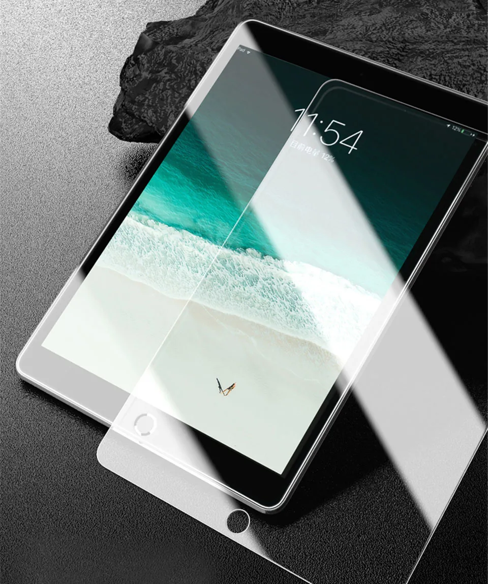 Полное покрытие из закаленного стекла для Apple iPad Air 1 2 Pro Защитное стекло для iPad 5 6 mini 1 2 3 4 прозрачная защитная пленка