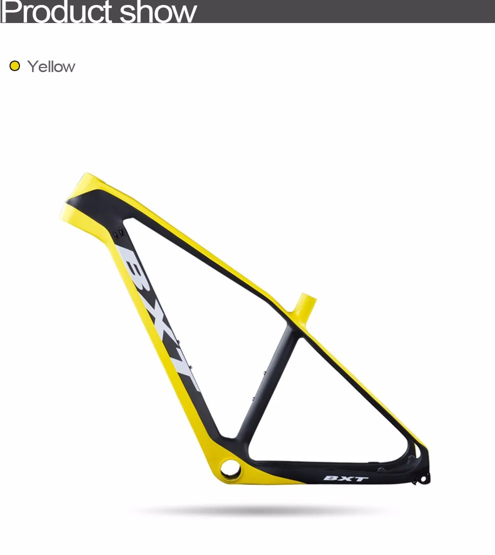 BXT углеродный руль для велосипеда рамы для MTB Китай крепежная рама для горного велосипеда 27 5ER Сверхлегкий оси 12 мм обмена открытые 9 мм углеродный руль для велосипеда Рама