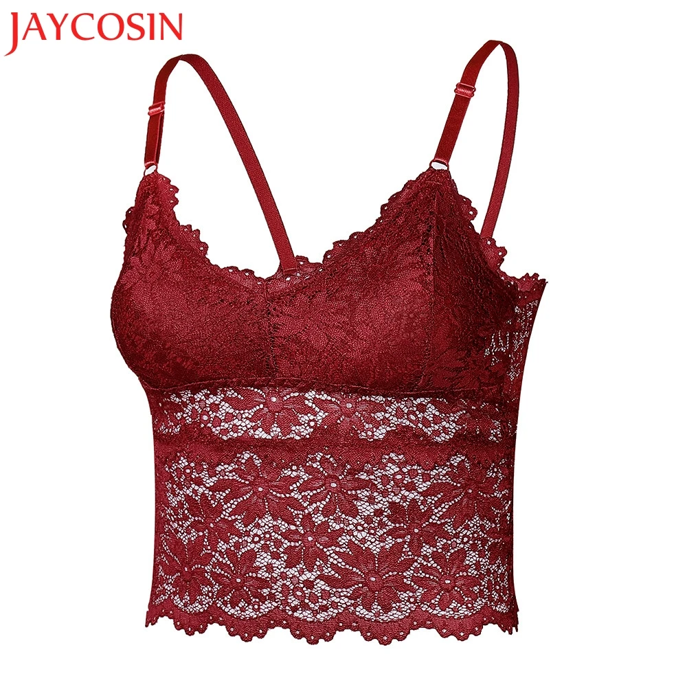 2018 женский сексуальный бюстгальтер Топ однотонный кружевной бесшовный дышащий