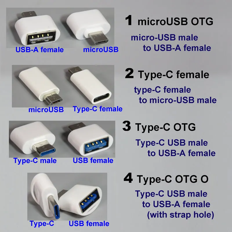 Переходник USB Type-C/micro-USB (гнездо-штекер) WAKEWO | Электроника