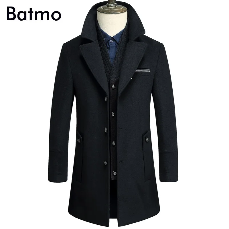 BATMO 2018 Новое поступление зимнее высококачественное шерстяное умное повседневное