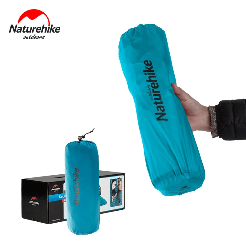 Naturehike сверхлегкий надувной матрас, наружные спальные подушечки, воздушная подушка, влагостойкий коврик 965 г для 2 3 человек, 185*115*5 см