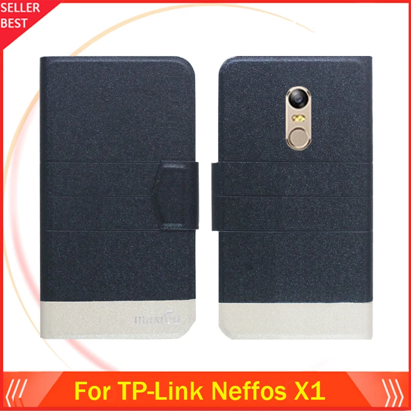 5 цветов супер! Чехол для телефона TP-Link Neffos X1 кожаный чехол с откидной крышкой