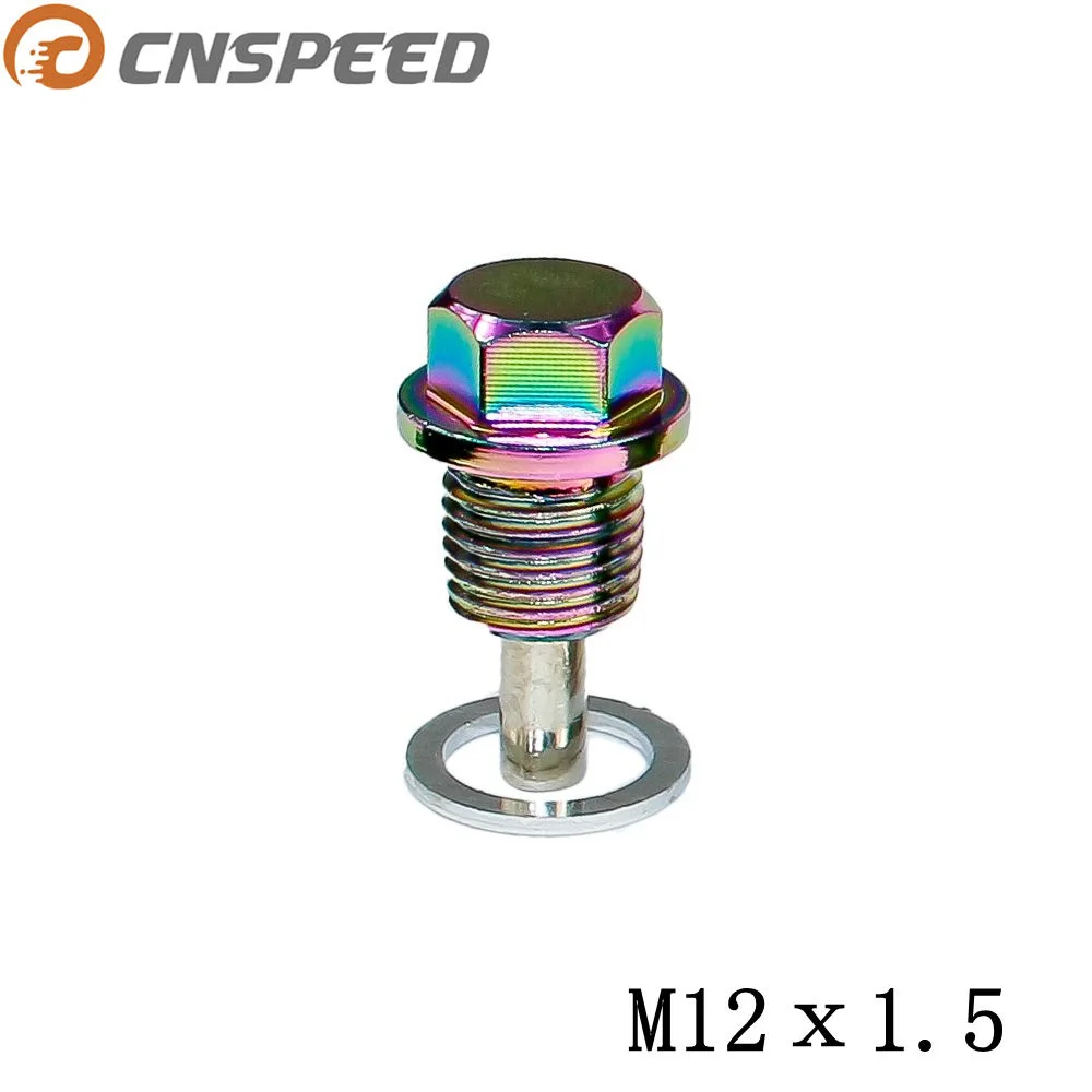 CNSPEED NEO Chrome M12 * 1 5 магнитная дренажная масляная пробка для слива масла гайка болты