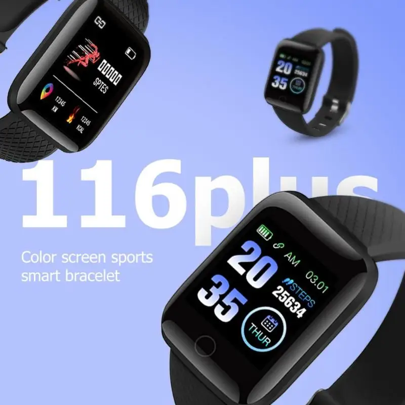 1 3 TFT цветной экран Смарт часы водонепроницаемые фитнес трекер HR кровяное