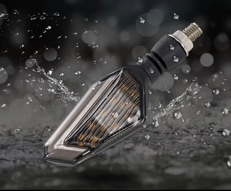 2x мотоциклетные Светодиодные поворотники световые лампы мигалки дневные