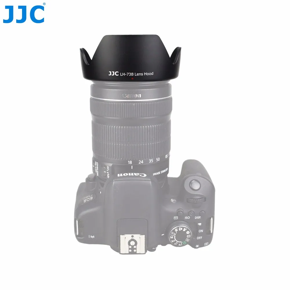 JJC LH-73B штык Бленды для объективов Canon 18-135 мм f/3.5-5.6 IS и 18-135 мм f/3.5-5.6 IS STM объектив Заменяет Canon EW-73B