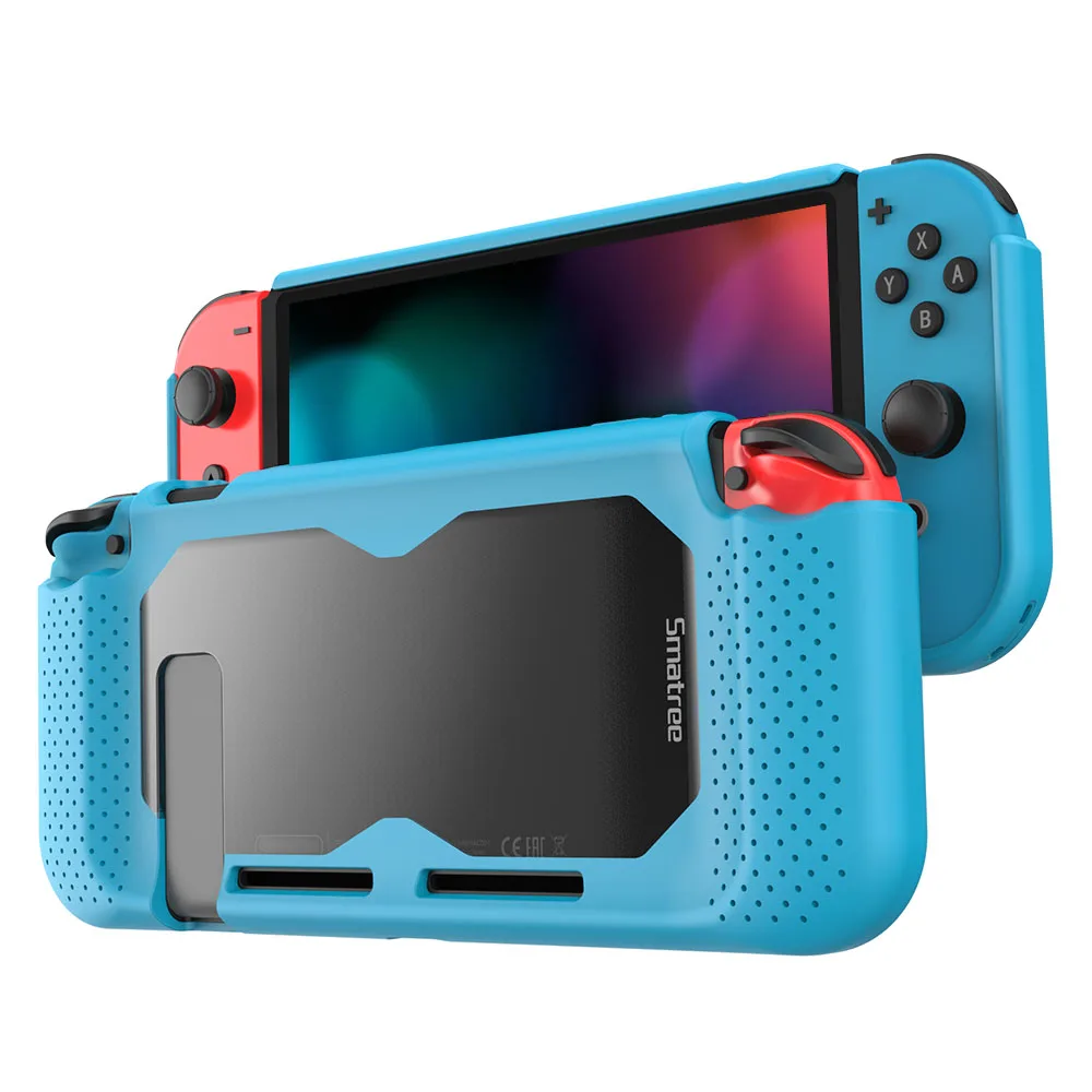 9.97 Smatree жесткий защитный чехол для kingd Switch-удобная ручная задняя крышка для консоли nintendo Switch NS-черный/красный/синий - Цвет: 9.97