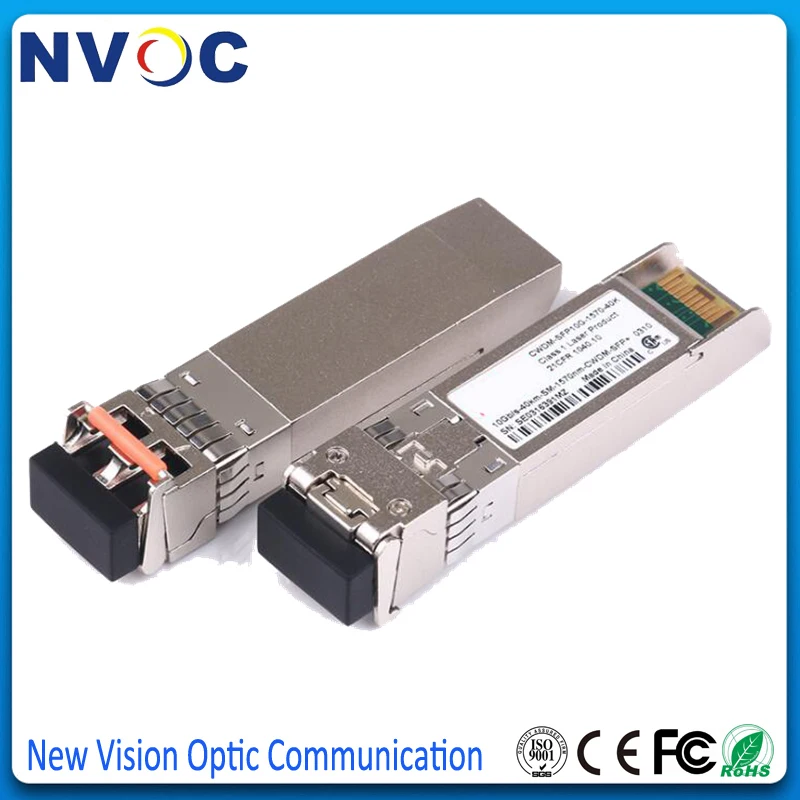 CWDM-SFP +-ER 10G CWDM 40KM SFP волоконно-оптический приемопередатчик Dual Fiber LC 1470 нм ~ 1610 20нм без