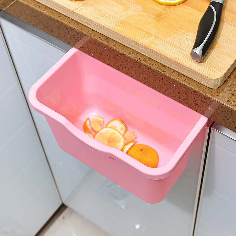 7 color Environmental Hanging Storage Box Kitchen Cabinet Door Trash Rack Style Fruit Organizer Bins Garbage Boxs | Дом и сад