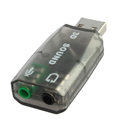 Внешняя звуковая карта 3D 5 1 каналов USB аудио адаптер микрофона стереогарнитура с