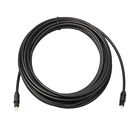 Абсолютно новый прочный цифровой оптический аудио кабель Toslink позолоченный 1 м 1,5 м 2 м 3 м 5 м 10 м SPDIF MD DVD позолоченный кабель