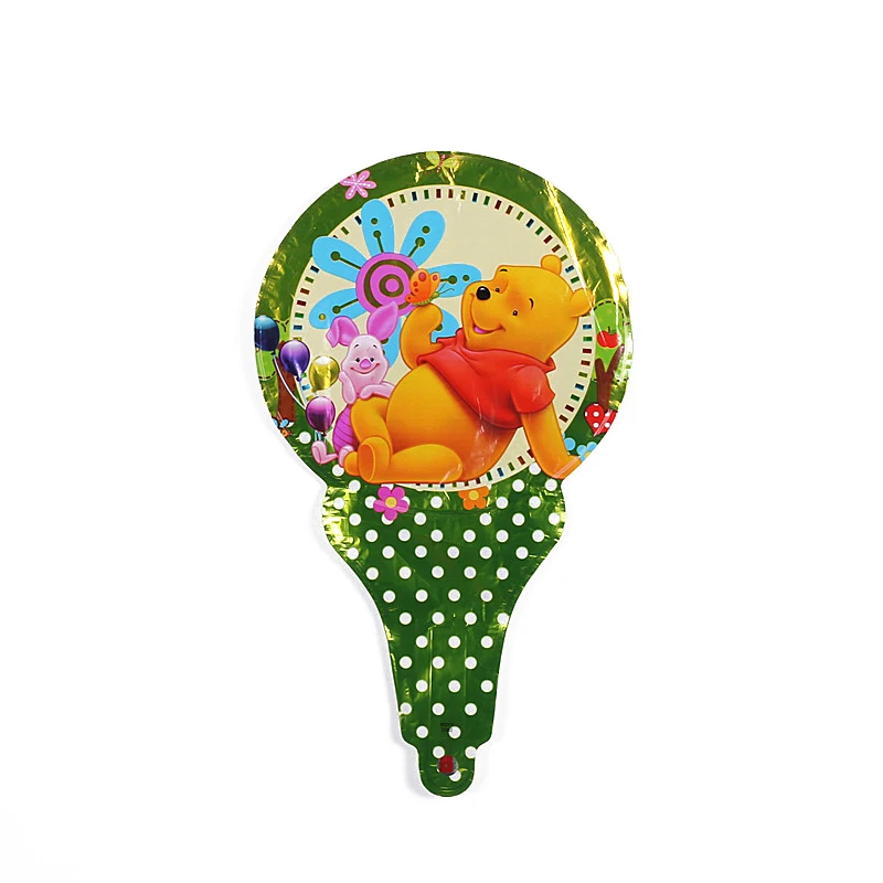 Горячая Винни Пух рук Фольга Шарики медведь Придерживайтесь Globos детей