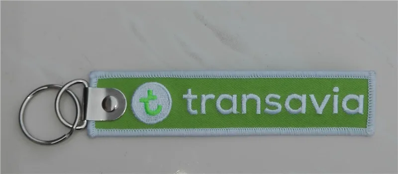 Transavia Crew Bag авиационный пилот вышитый Брелок высокого качества|crew bag|pilot keychainkeychain