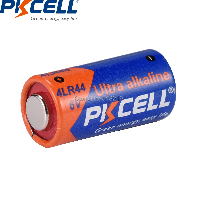 Батарея PKCELL 6 в 4LR44 4A76 A544V 4034PX PX28A L1325 4AG13 щелочные батареи для автомобиля