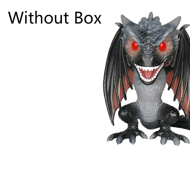 FUNKO POP оригинальная Игра престолов Коллекция Модель игрушки дрогон VISERION RHAEGAL JON снежные фигурки кукол игрушка - Цвет: No Box