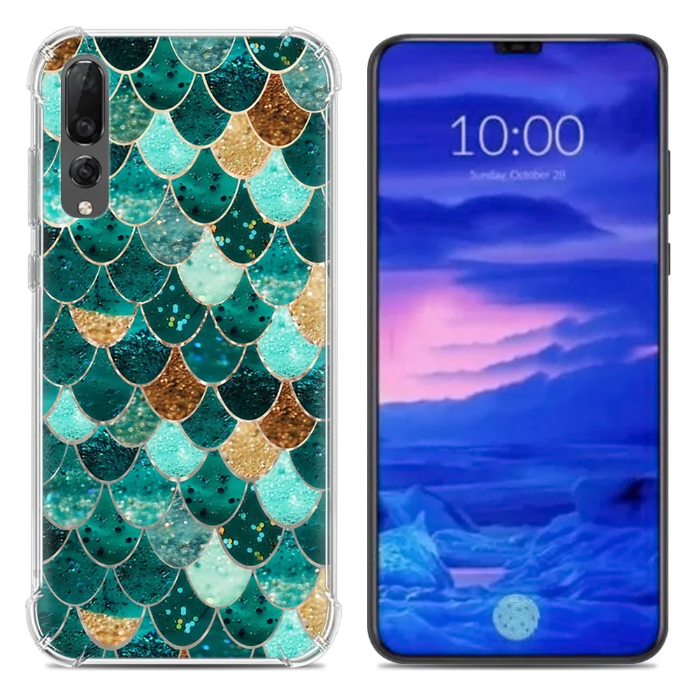 Huawei P30 Case 6.3inch Soft Silicone Luxury Cartoon Design Back For Phone Cover Bag Cases |