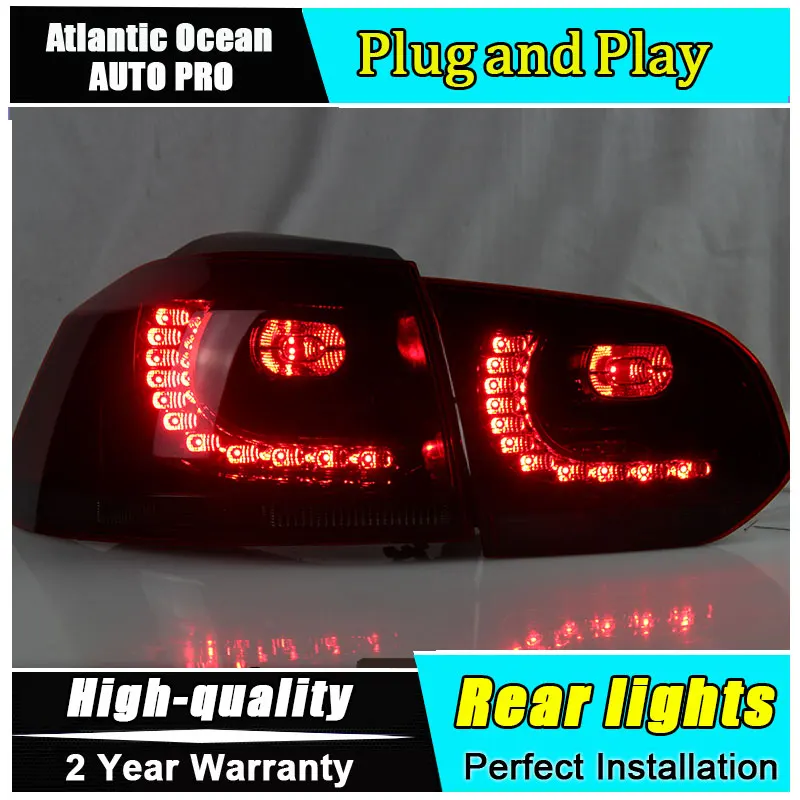 Автомобильный Стайлинг для VW Golf 6 LED светильник s 2009 2013 игры в гольф MK6 R
