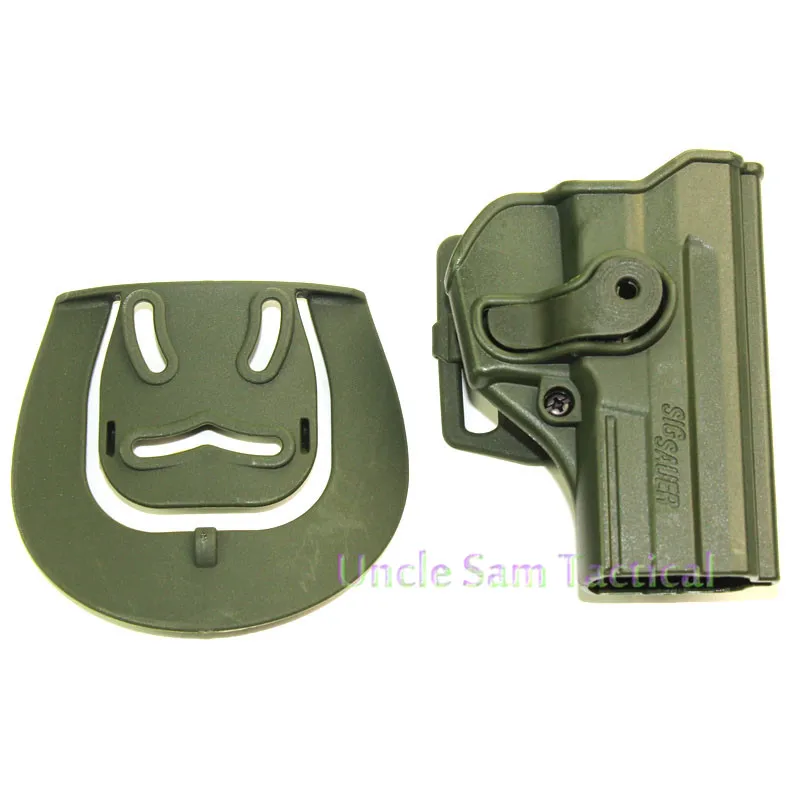 belt holster GR Airsoft Тактические пояса бедра/Боевая кобура пистолета Полимер Сохранение Roto набедренная кобура под правую руку кобура для Sig Sauer Pro SP2022/SP2009 - Цвет: belt holster GR