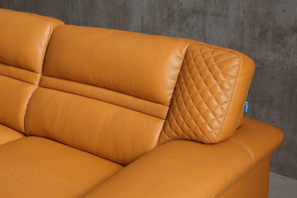 2018 Новая акция современный секционный диван натуральная кожа Beanbag Muebles De Sala