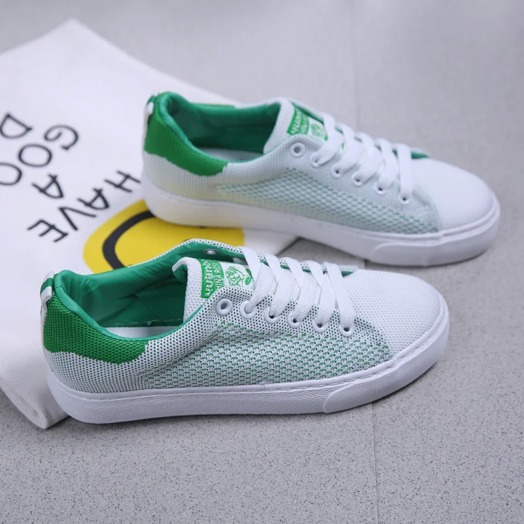 Бесплатная доставка Новинка 2017 года женская трикотажная парусиновая обувь на