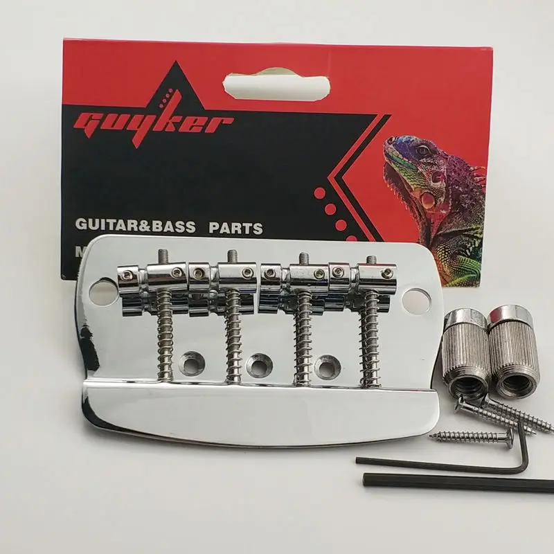 

Chrome Classic 4 String Hard Tail Fixed Bass Bridge