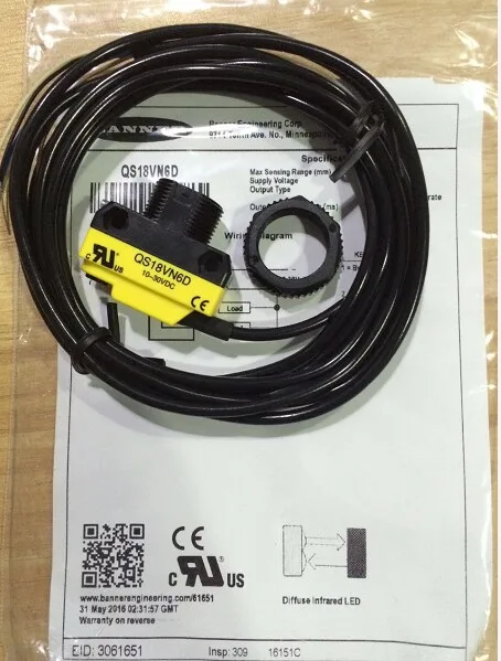 QS18VN6D QS18VP6D сенсор баннера США новый оригинальный аутентичный датчик положения