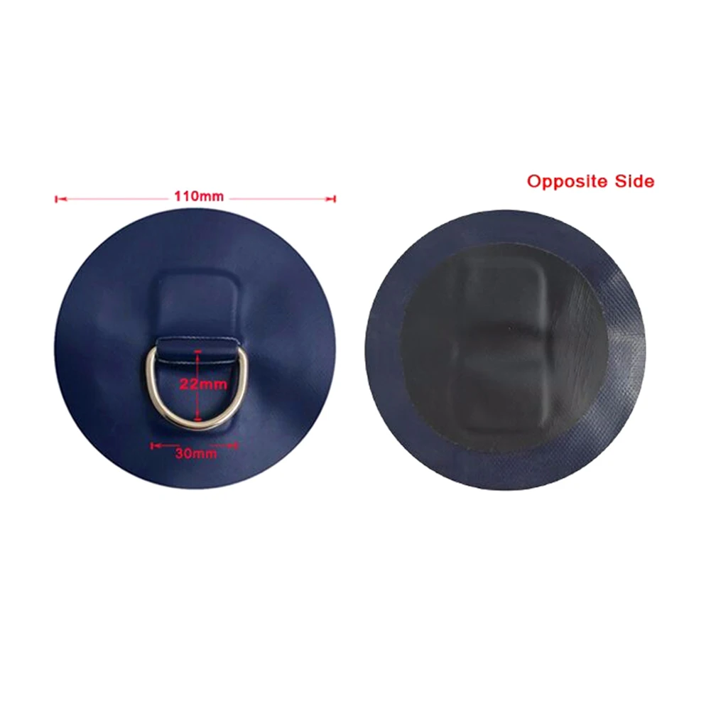 4 шт из нержавеющей стали D-Ring Pad/патч для ПВХ надувной лодки плот шлюпки байдарки